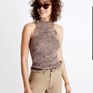 Madewell  Mockneck Sweater Tank Top | MADEWELL SZ XS